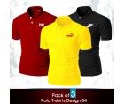 Pack of 3 Polo T-shirts Design 57
